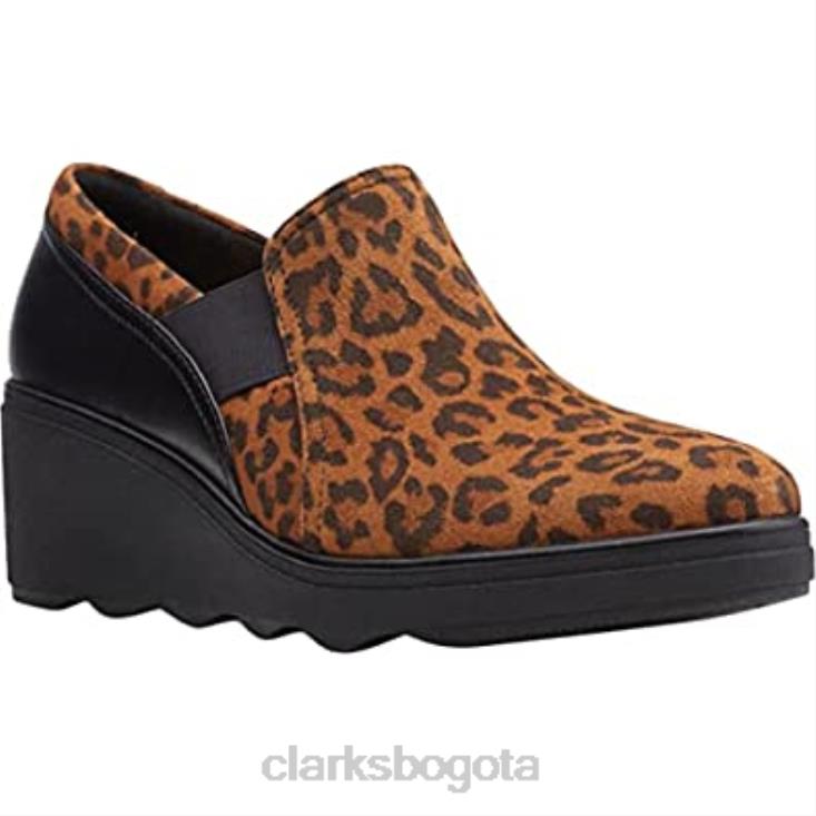 Clarks 0DX8L216 mocasines clarks mazy squam con estampado de leopardo para mujer mujer estampado de leopardo