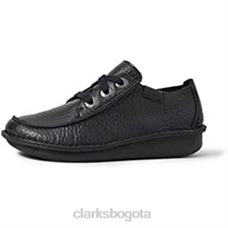 Clarks 0DX8L2171 clarks negros fun ny dream derbys para mujer mujer cuero negro