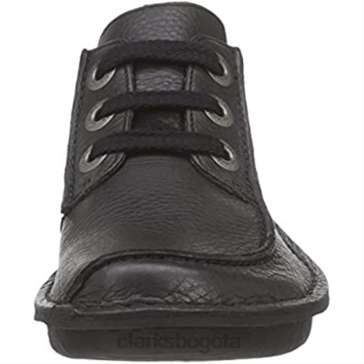 Clarks 0DX8L2171 clarks negros fun ny dream derbys para mujer mujer cuero negro