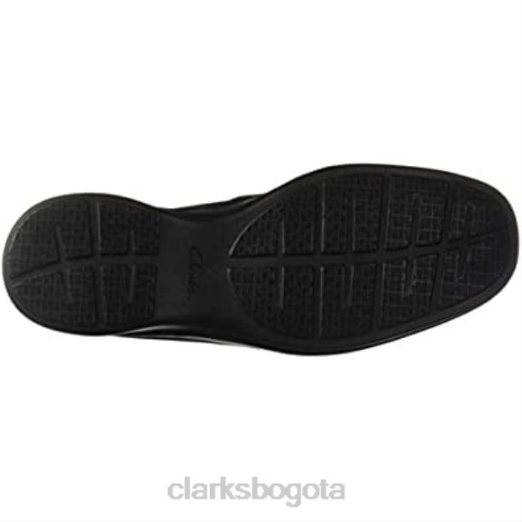 Clarks 0DX8L2172 mocasines clarks kempton free de cuero negro para hombre hombres cuero negro
