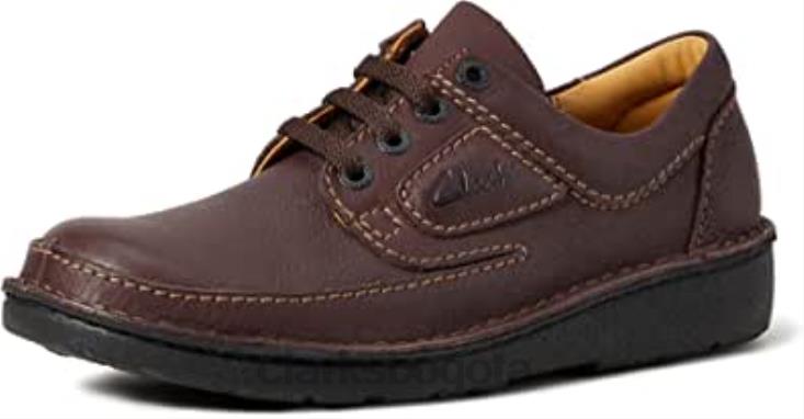 Clarks 0DX8L2175 zapatos planos clarks oxford naturaleza ii para hombre marrón hombres marrón