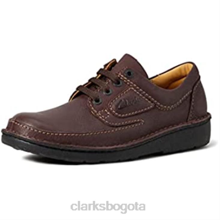 Clarks 0DX8L2175 zapatos planos clarks oxford naturaleza ii para hombre marrón hombres marrón
