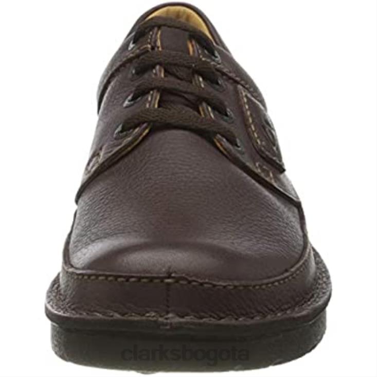 Clarks 0DX8L2175 zapatos planos clarks oxford naturaleza ii para hombre marrón hombres marrón