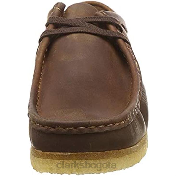 Clarks 0DX8L2181 zapatos casuales de gamuza originals wallabee para hombre clarks marrón oscuro hombres