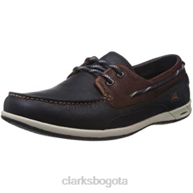 Clarks 0DX8L2195 clarks orson harbour derbys de cuero multicolor para hombre hombres cuero multicolor multicolor