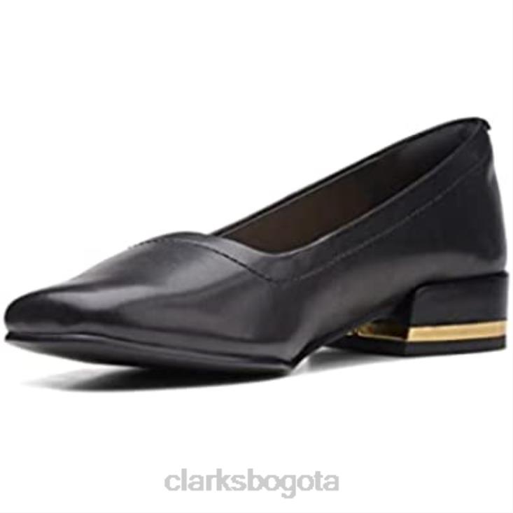 Clarks 0DX8L22 zapatos de cuero seren 30 corte negro clarks unisexo