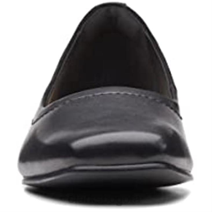 Clarks 0DX8L22 zapatos de cuero seren 30 corte negro clarks unisexo