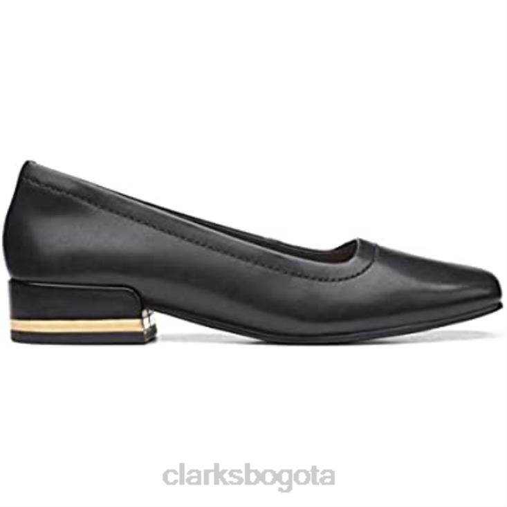 Clarks 0DX8L22 zapatos de cuero seren 30 corte negro clarks unisexo