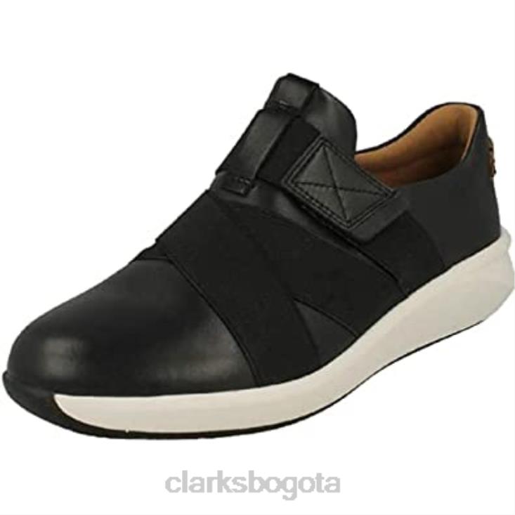 Clarks 0DX8L220 Zapatillas bajas de mujer un rio de piel negra clarks mujer cuero negro