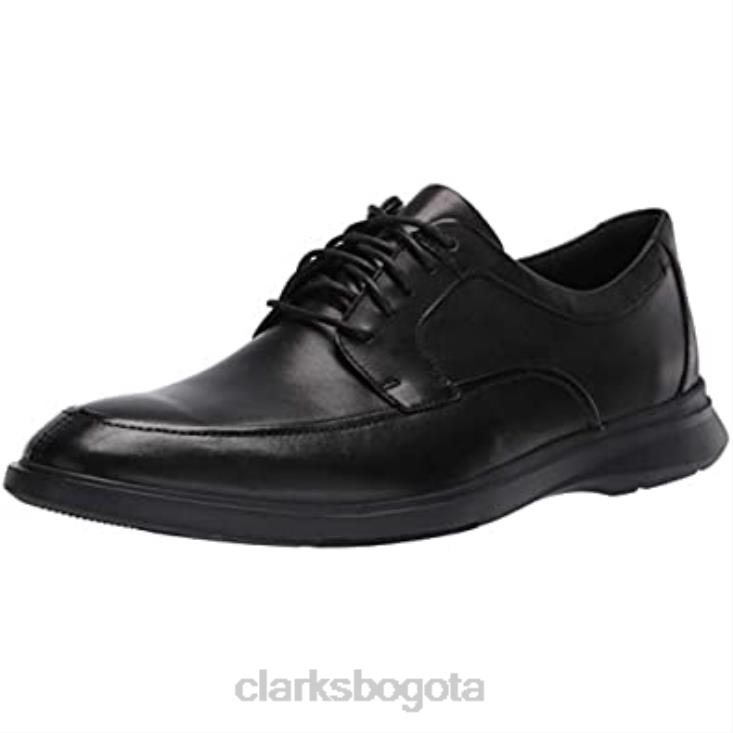 Clarks 0DX8L2204 zapatos clarks un lipari para caminar de cuero negro para hombre hombres cuero negro