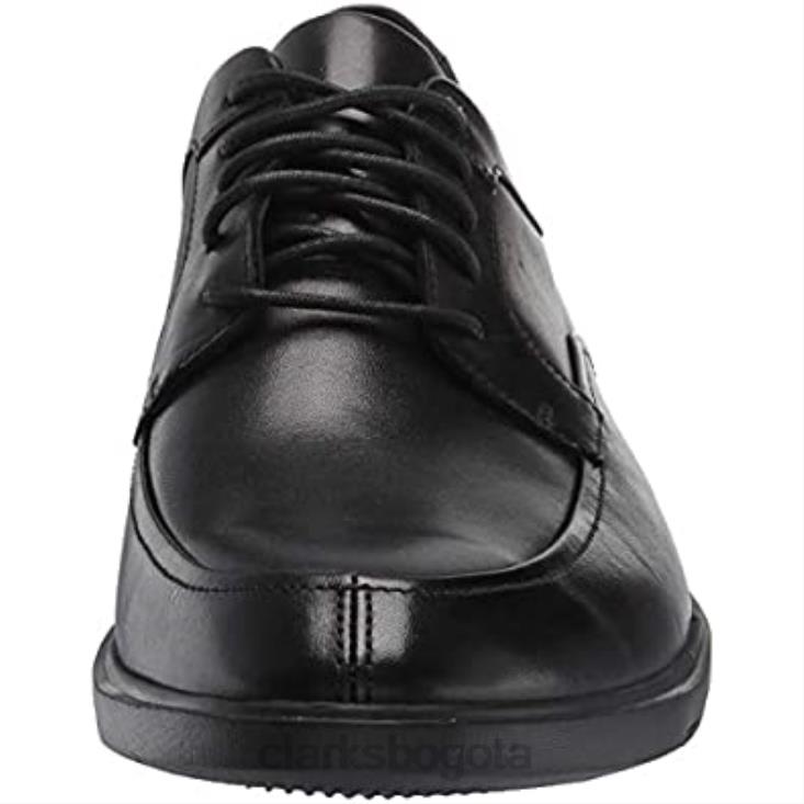 Clarks 0DX8L2204 zapatos clarks un lipari para caminar de cuero negro para hombre hombres cuero negro