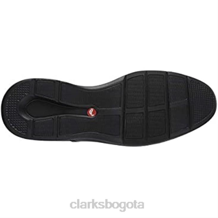 Clarks 0DX8L2204 zapatos clarks un lipari para caminar de cuero negro para hombre hombres cuero negro