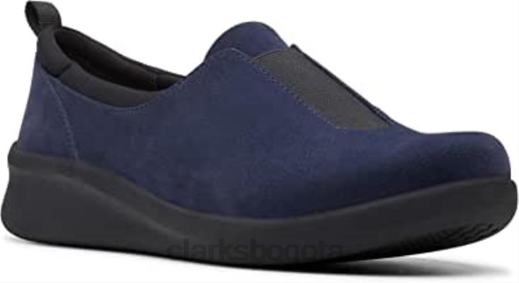 Clarks 0DX8L2209 mocasines clarks sillian 20 walk para mujer azul marino mujer Armada