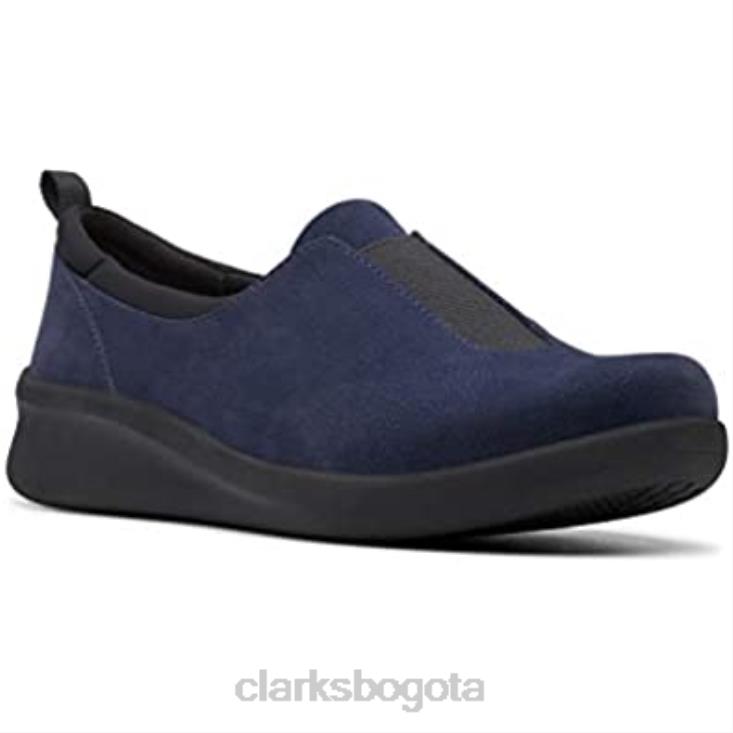 Clarks 0DX8L2209 mocasines clarks sillian 20 walk para mujer azul marino mujer Armada