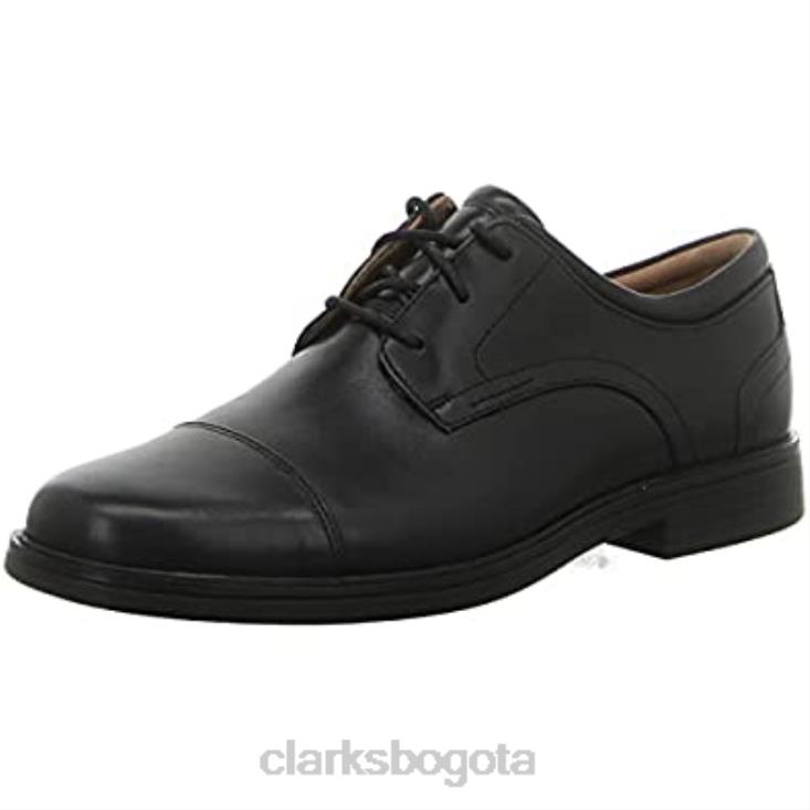 Clarks 0DX8L222 gorra un aldric zapatos brogue tradicionales de corte ancho para hombre negro clarks hombres negro