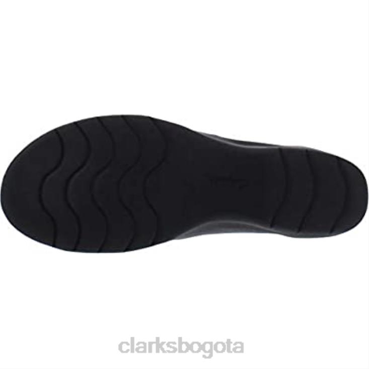 Clarks 0DX8L223 clarks cheyn madi de cuero con punta cerrada para mujer negro mujer