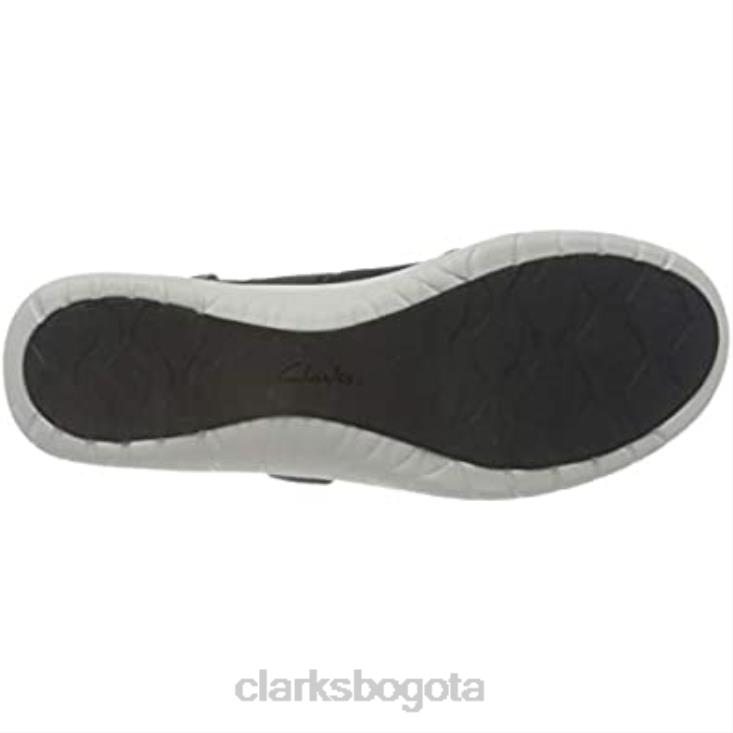Clarks 0DX8L2230 Zapatilla adella west mujer textil negro clarks mujer textil negro