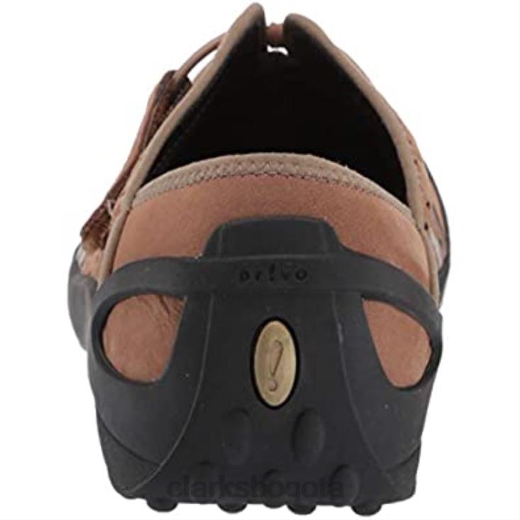 Clarks 0DX8L2233 Zapatilla tequini de mujer de nobuk marrón clarks mujer nubuck marrón