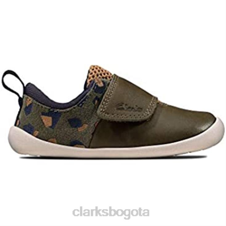 Clarks 0DX8L2235 zapatos clarks roamer sport de cuero para niños pequeños niños
