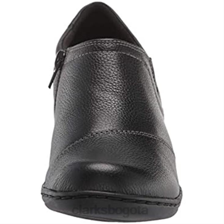 Clarks 0DX8L2236 mocasines channing park de cuero negro para mujer clarks mujer cuero negro