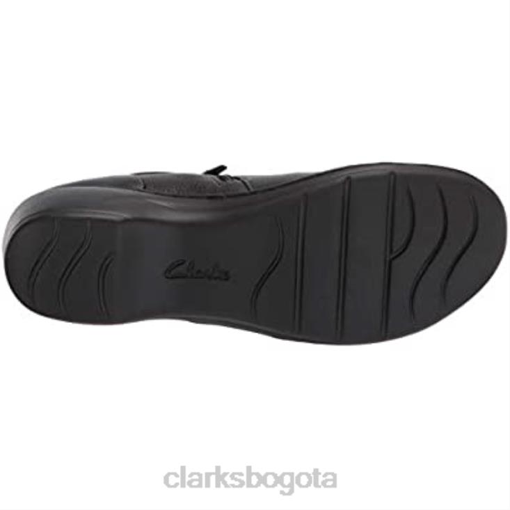 Clarks 0DX8L2236 mocasines channing park de cuero negro para mujer clarks mujer cuero negro