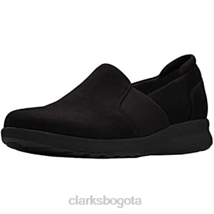 Clarks 0DX8L224 Zapatilla clarks un adorn step de cuero negro para mujer mujer cuero negro