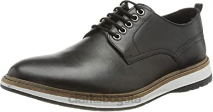 Clarks 0DX8L2247 zapatillas clarks chantry walk para hombre negras hombres cuero negro