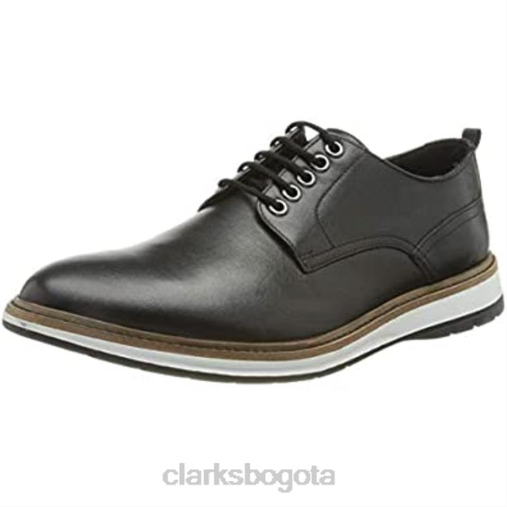 Clarks 0DX8L2247 zapatillas clarks chantry walk para hombre negras hombres cuero negro