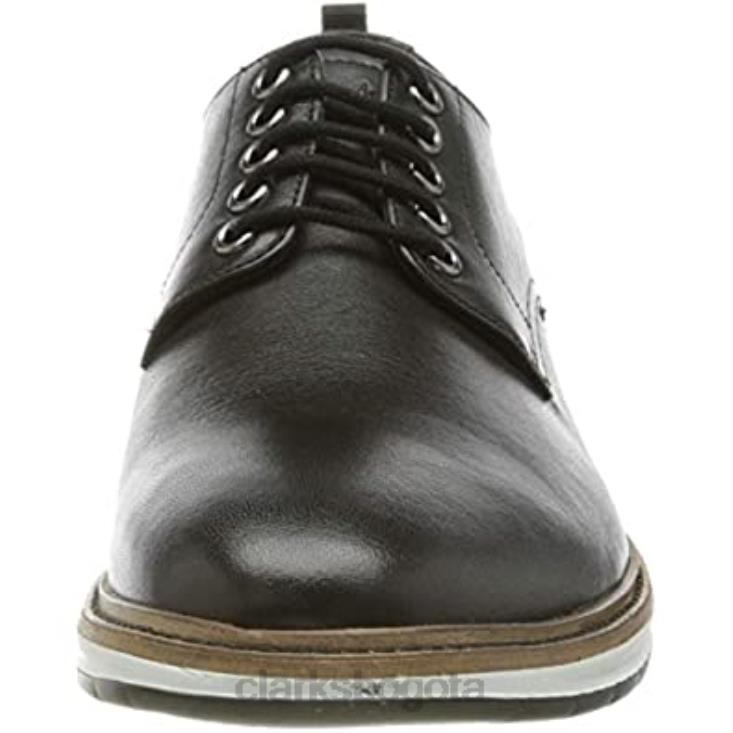 Clarks 0DX8L2247 zapatillas clarks chantry walk para hombre negras hombres cuero negro