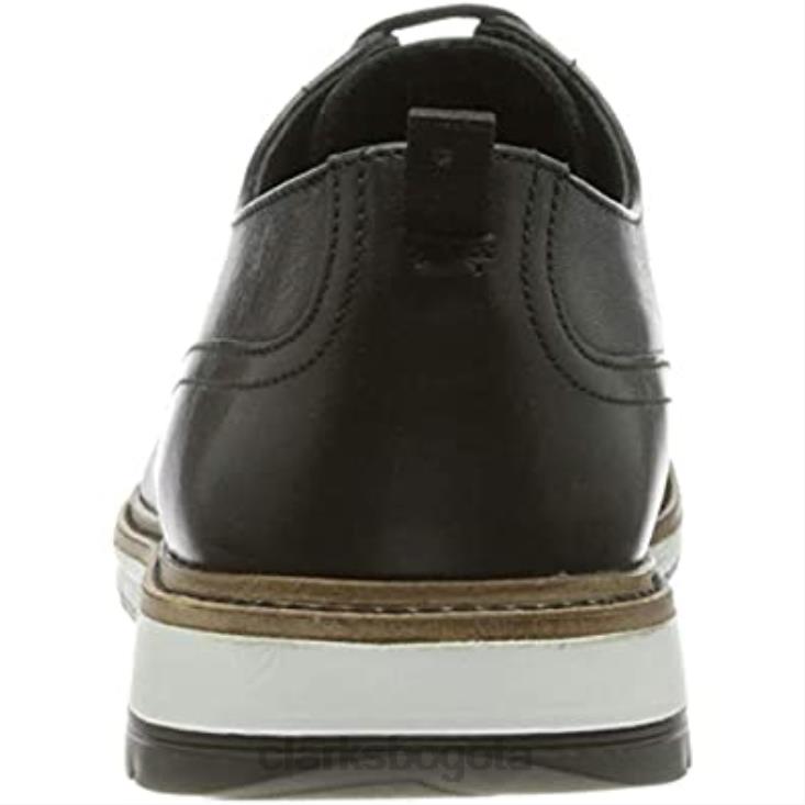 Clarks 0DX8L2247 zapatillas clarks chantry walk para hombre negras hombres cuero negro