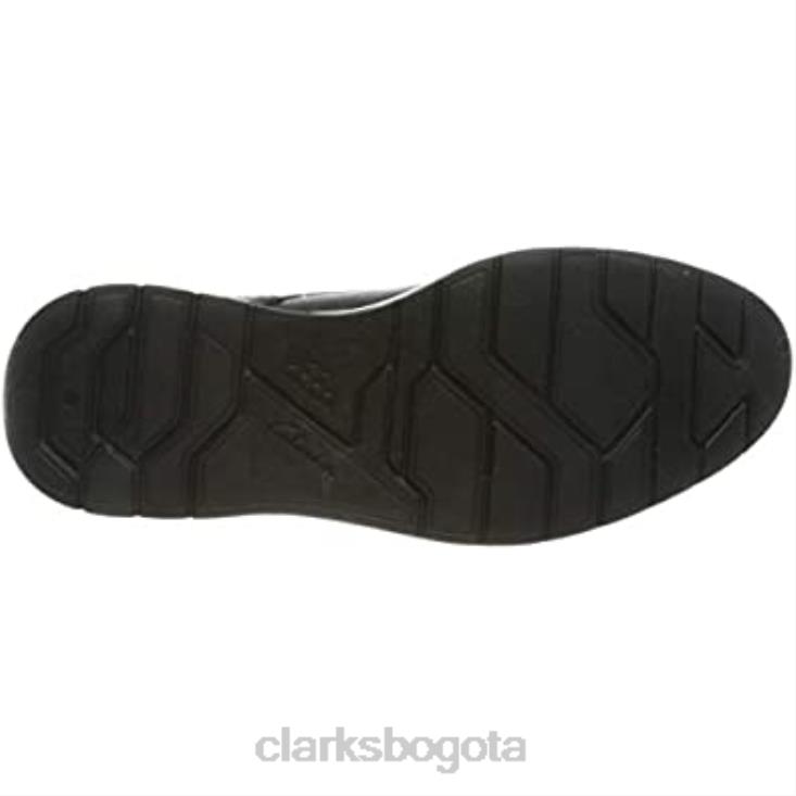 Clarks 0DX8L2247 zapatillas clarks chantry walk para hombre negras hombres cuero negro