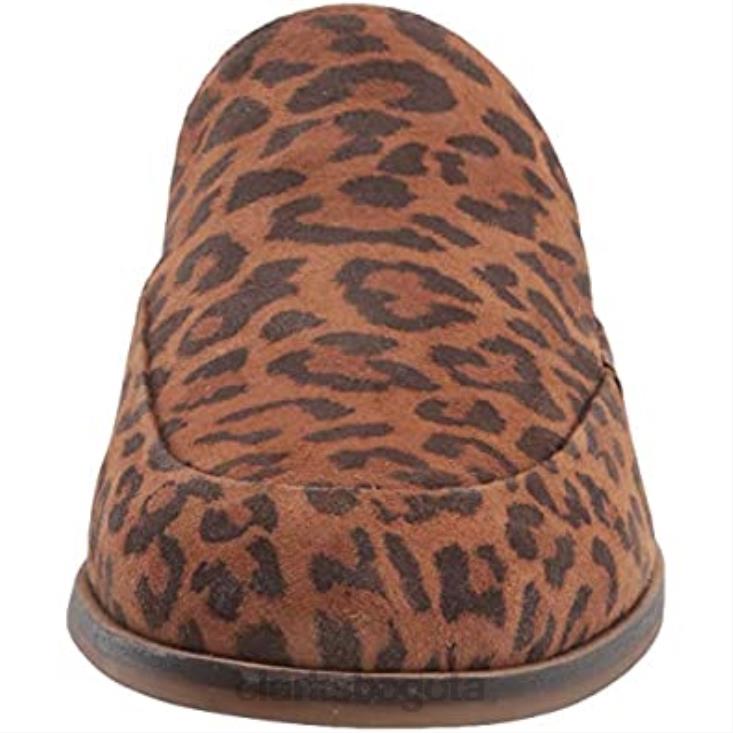 Clarks 0DX8L2248 Zueco clarks trish plant con estampado de leopardo para mujer mujer estampado de leopardo