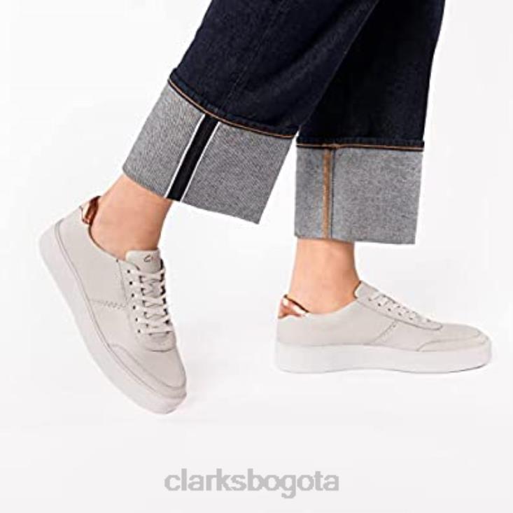Clarks 0DX8L225 clarks white white combi white combi hero walk derbys para mujer mujer blanco combinado blanco combinado blanco