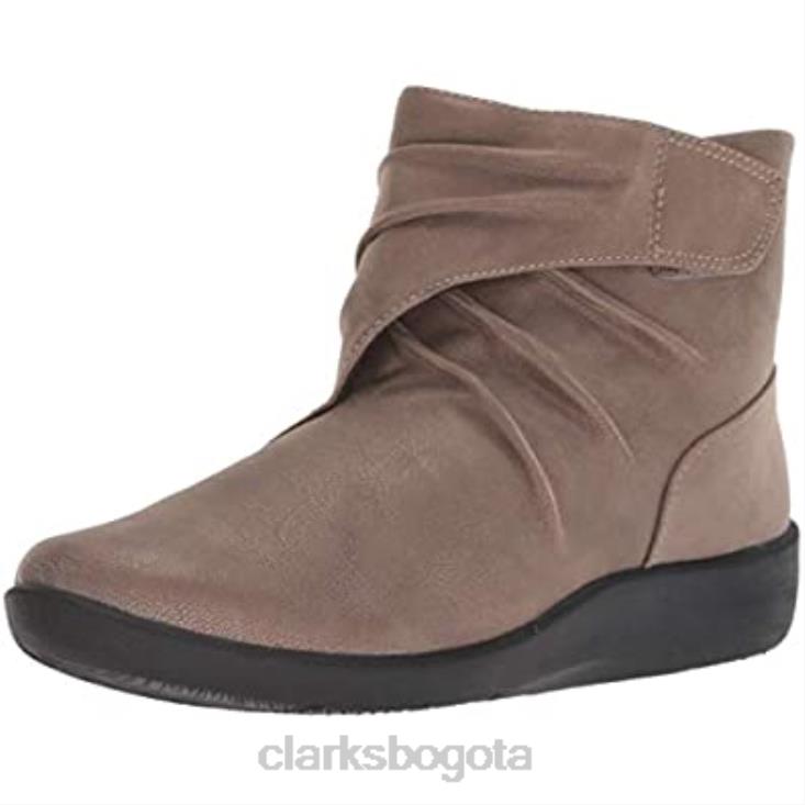 Clarks 0DX8L2256 Bota de moda clarks sillian tana sintética peltre para mujer mujer peltre sintético