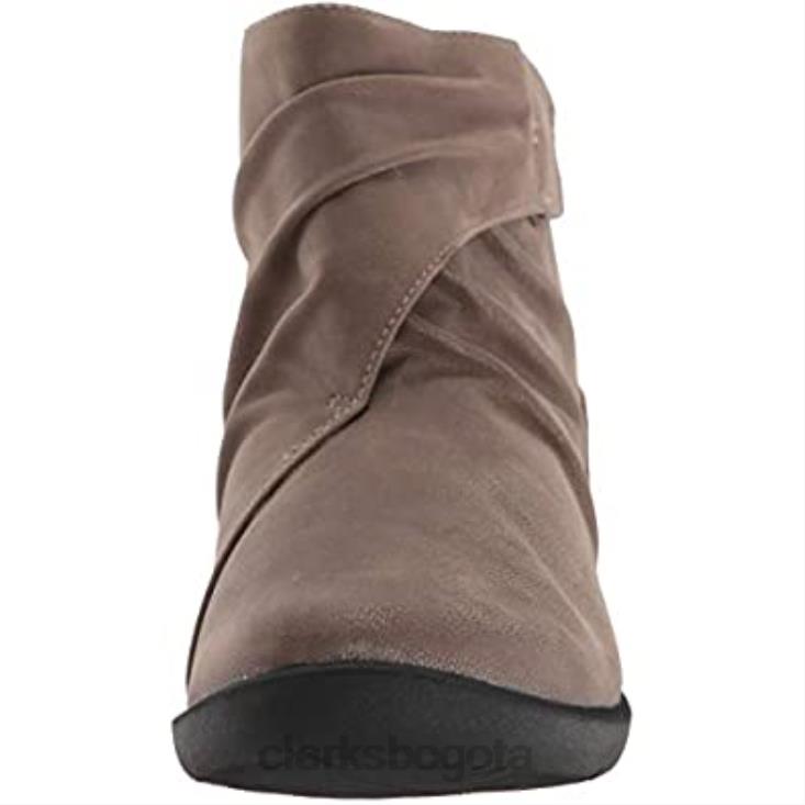 Clarks 0DX8L2256 Bota de moda clarks sillian tana sintética peltre para mujer mujer peltre sintético