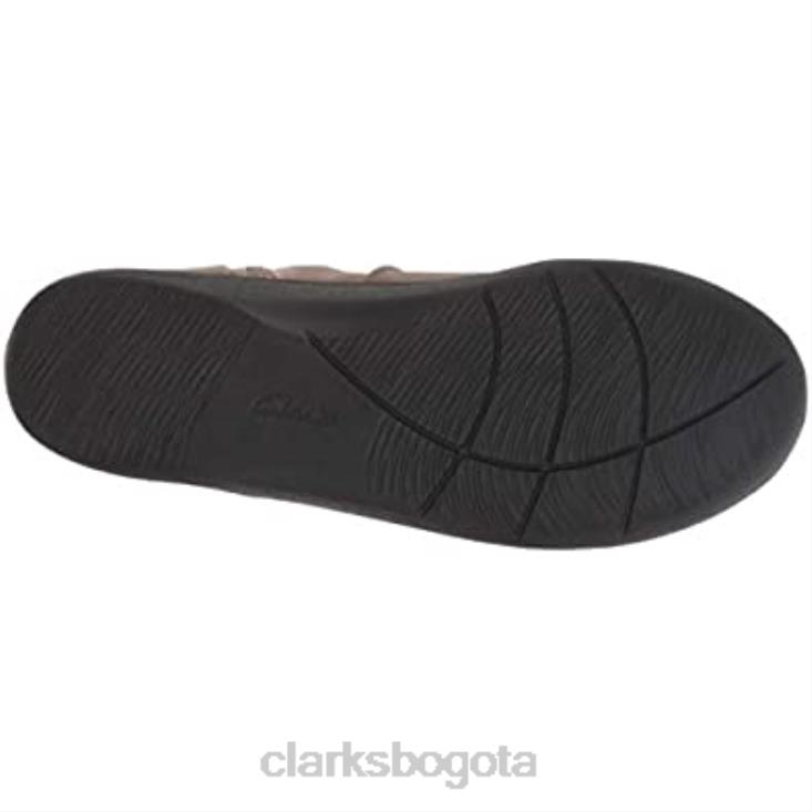 Clarks 0DX8L2256 Bota de moda clarks sillian tana sintética peltre para mujer mujer peltre sintético