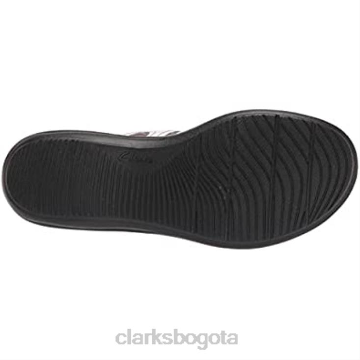 Clarks 0DX8L2257 Sandalia clarks laurieann echo de cuero blanco para mujer mujer cuero blanco