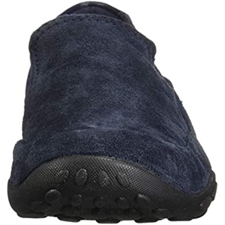 Clarks 0DX8L2260 mocasín niña haley park ante azul marino flat clarks niños gamuza azul marino