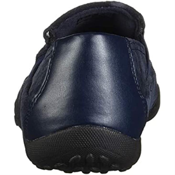 Clarks 0DX8L2260 mocasín niña haley park ante azul marino flat clarks niños gamuza azul marino