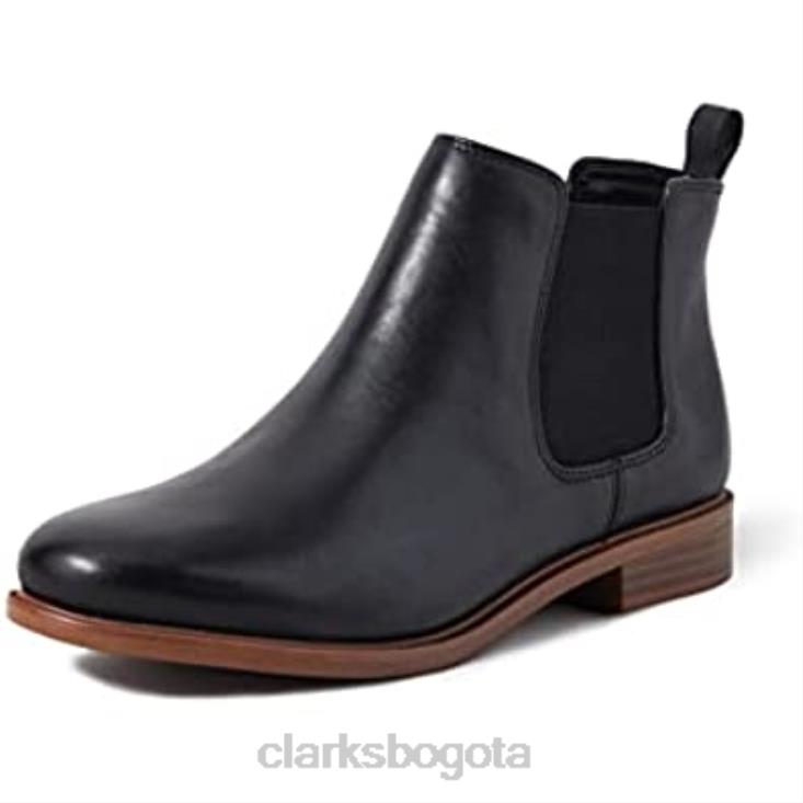 Clarks 0DX8L2261 botas chelsea taylor shiny mujer clarks negro mujer cuero negro