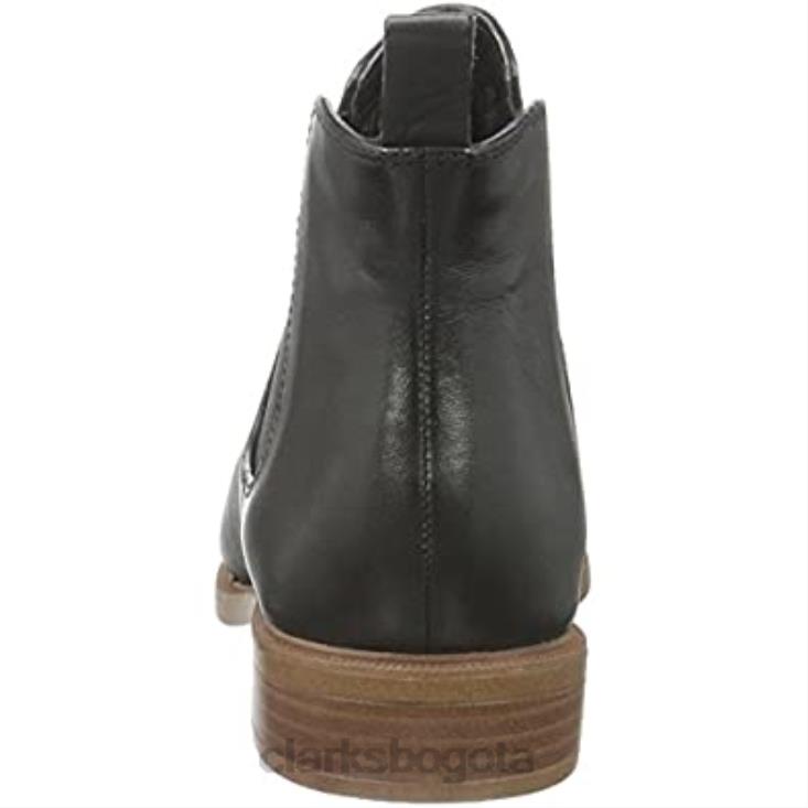 Clarks 0DX8L2261 botas chelsea taylor shiny mujer clarks negro mujer cuero negro