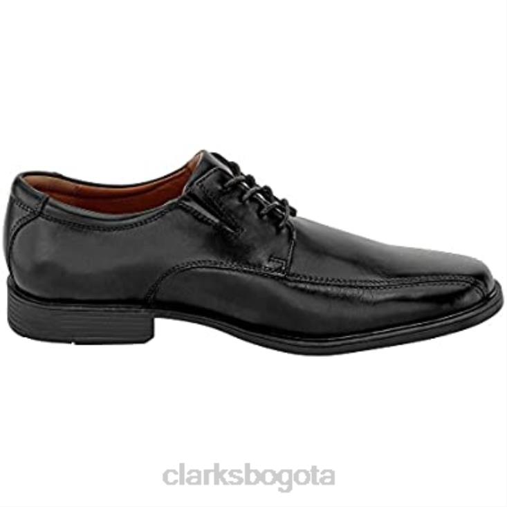 Clarks 0DX8L2262 tilden walk derby masculino clarks negros hombres cuero negro