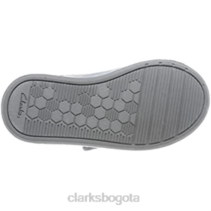 Clarks 0DX8L227 Zapatilla niño clarks foxing print t lona gris niños lona gris