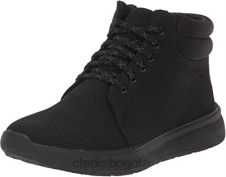 Clarks 0DX8L2275 Botín clarks ezera tie de punto negro para mujer mujer punto negro