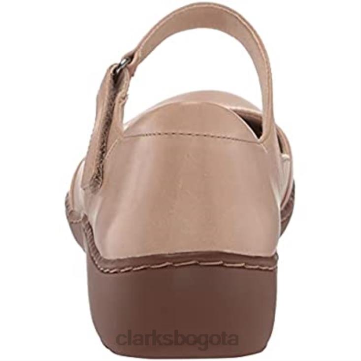 Clarks 0DX8L2276 mary jane planas clarks cora abby combi mujer piel sintetica arena mujer combi sintética cuero arena