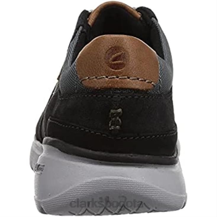 Clarks 0DX8L2278 Zapatilla gaskill vibe para hombre negra combi clarks hombres