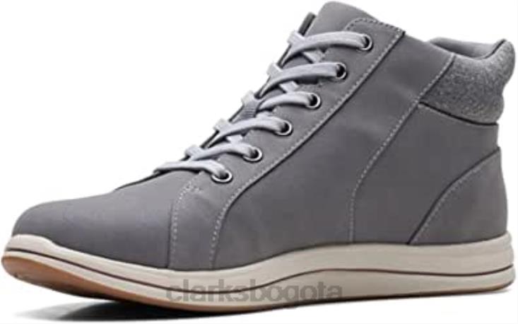 Clarks 0DX8L228 Botín de mujer Breeze Glide sintético gris oscuro clarks mujer sintético gris oscuro