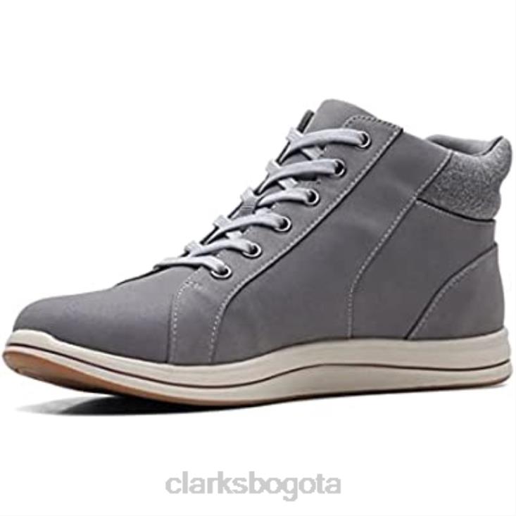 Clarks 0DX8L228 Botín de mujer Breeze Glide sintético gris oscuro clarks mujer sintético gris oscuro