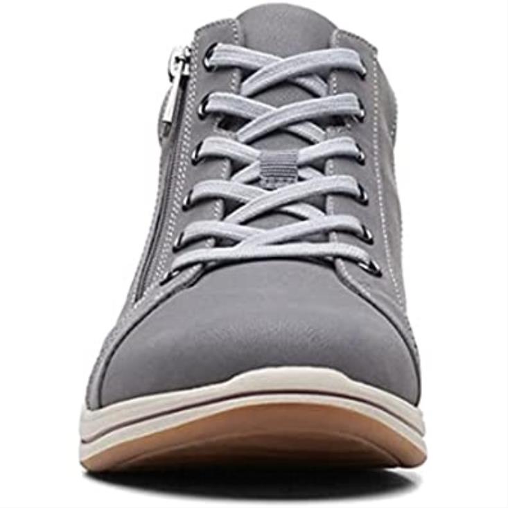 Clarks 0DX8L228 Botín de mujer Breeze Glide sintético gris oscuro clarks mujer sintético gris oscuro