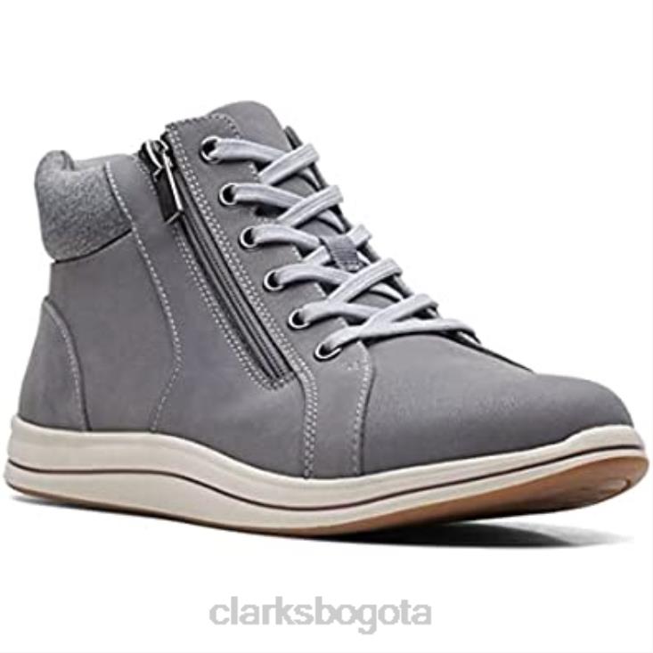 Clarks 0DX8L228 Botín de mujer Breeze Glide sintético gris oscuro clarks mujer sintético gris oscuro